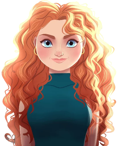 👸 Стикер «?‍modern disney?‍» для Telegram