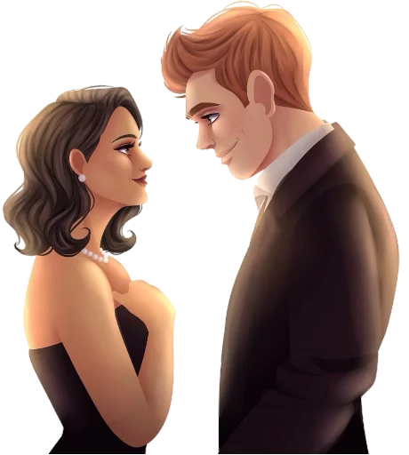 👨‍❤️‍👨 Стикер «?‍modern disney?‍» для Telegram