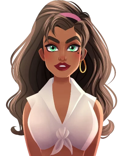 👸 Стикер «?‍modern disney?‍» для Telegram