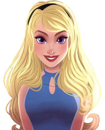 👸 Стикер «?‍modern disney?‍» для Telegram