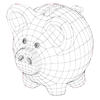 🐽 Эмодзи «3D Modelling» для Telegram