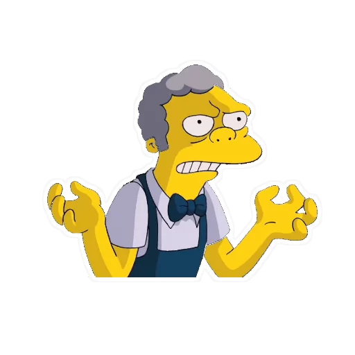 😕 Стикер «Moe Szyslak» для Telegram