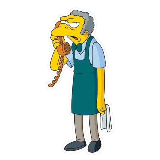 📞 Стикер «Moe Szyslak» для Telegram