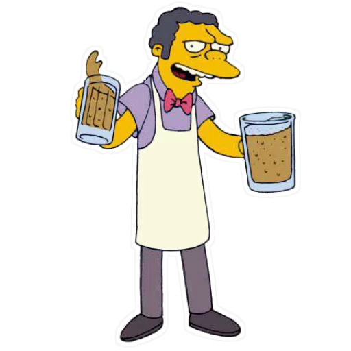 🍺 Стикер «Moe Szyslak» для Telegram