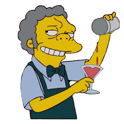 🍷 Стикер «Moe Szyslak» для Telegram