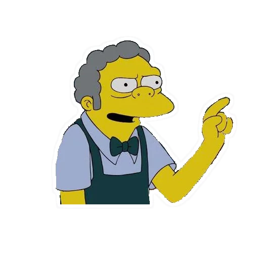 😯 Стикер «Moe Szyslak» для Telegram