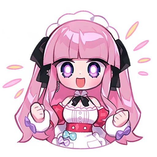 🍓 Стикер «Moeru Chan» для Telegram