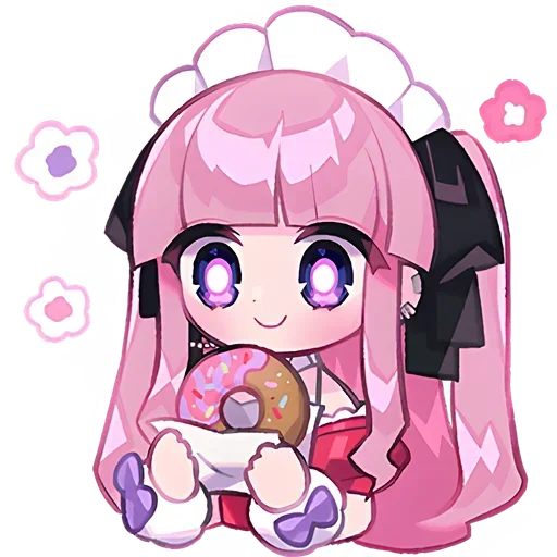 🍓 Стикер «Moeru Chan» для Telegram