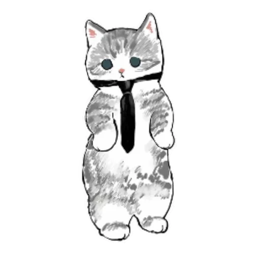 👔 Стикер «Коты mofu_sand» для Telegram