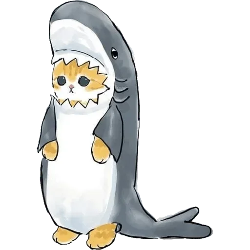 😐 Стикер «Коты mofu_sand» для Telegram