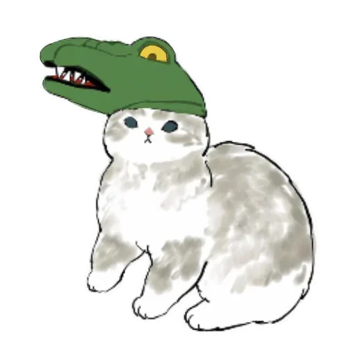 👹 Стикер «Коты mofu_sand» для Telegram