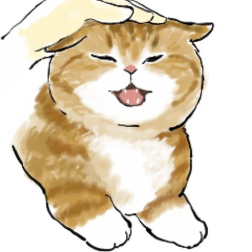 😌 Стикер «Коты mofu_sand» для Telegram