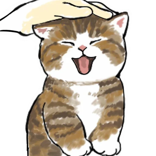😝 Стикер «Коты mofu_sand» для Telegram