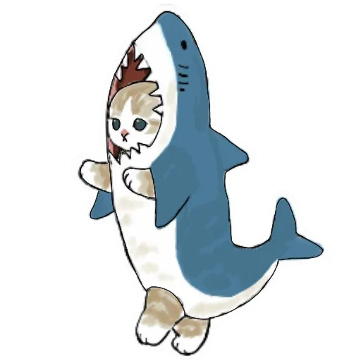 🦈 Стикер «Коты mofu_sand» для Telegram