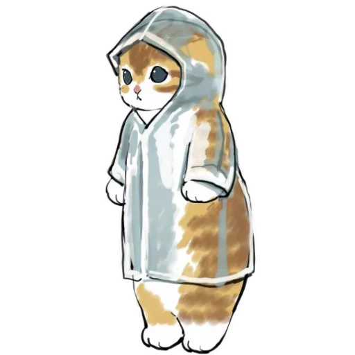 ⛈ Стикер «Коты mofu_sand» для Telegram