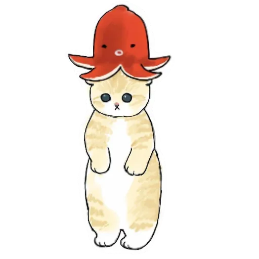 🐙 Стикер «Коты mofu_sand» для Telegram