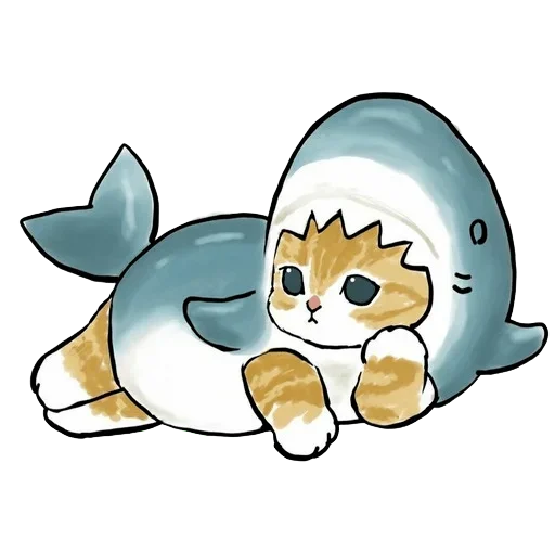 🤔 Стикер «Коты mofu_sand» для Telegram