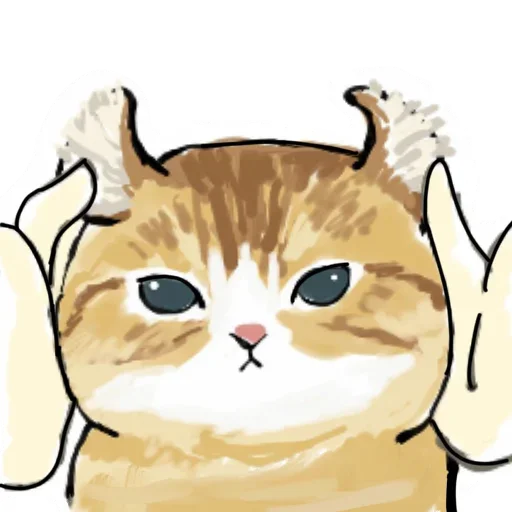 😡 Стикер «Коты mofu_sand» для Telegram