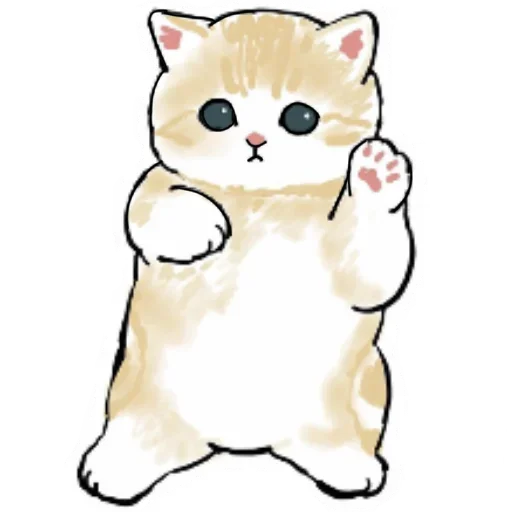 Стикерпак Коты mofu_sand для Telegram — скачать