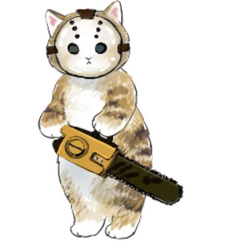 👹 Стикер «Коты mofu_sand» для Telegram