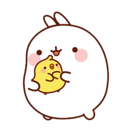 🐰 Стикер «Molang 《WSZB Remix》» для Telegram