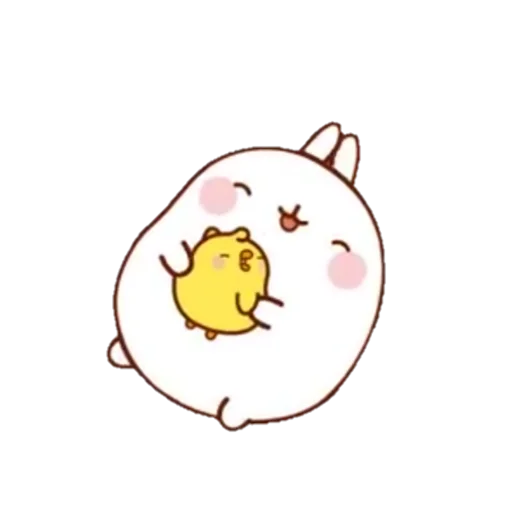 🐰 Стикер «Molang 《WSZB Remix》» для Telegram