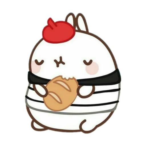 🐰 Стикер «Molang 《WSZB Remix》» для Telegram