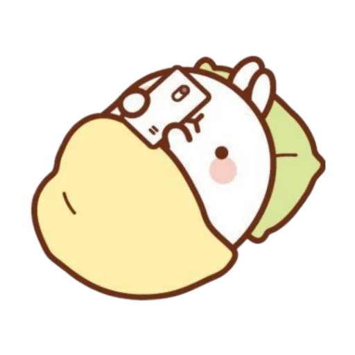 🐰 Стикер «Molang 《WSZB Remix》» для Telegram