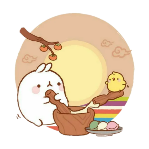 🐰 Стикер «Molang 《WSZB Remix》» для Telegram