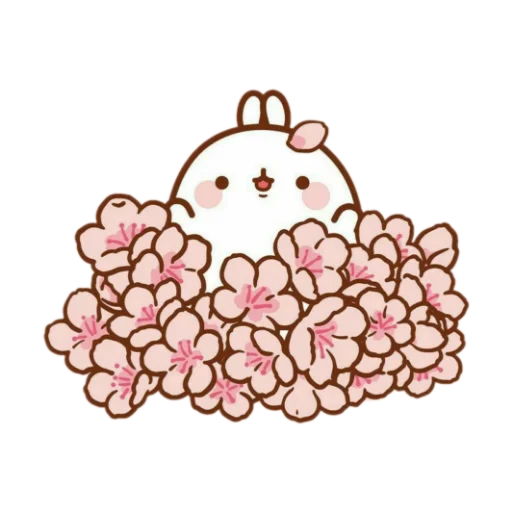 🐰 Стикер «Molang 《WSZB Remix》» для Telegram