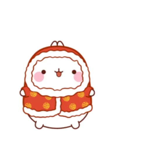 🐰 Стикер «Molang 《WSZB Remix》» для Telegram