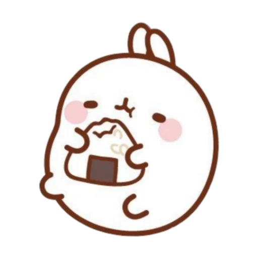🐰 Стикер «Molang 《WSZB Remix》» для Telegram