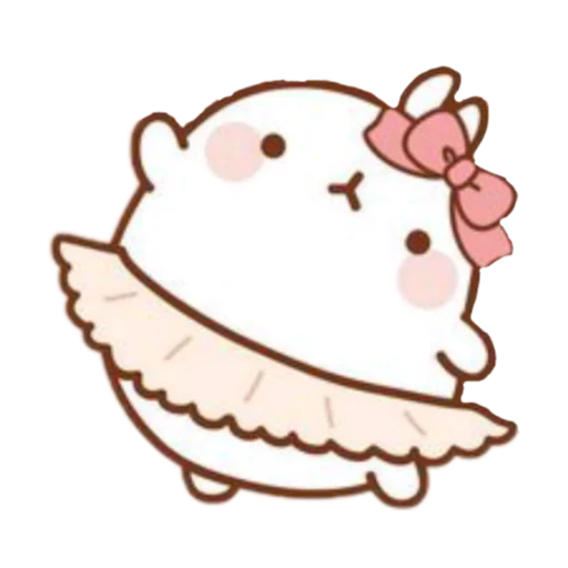 🐰 Стикер «Molang 《WSZB Remix》» для Telegram