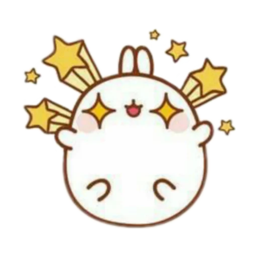 🐰 Стикер «Molang 《WSZB Remix》» для Telegram