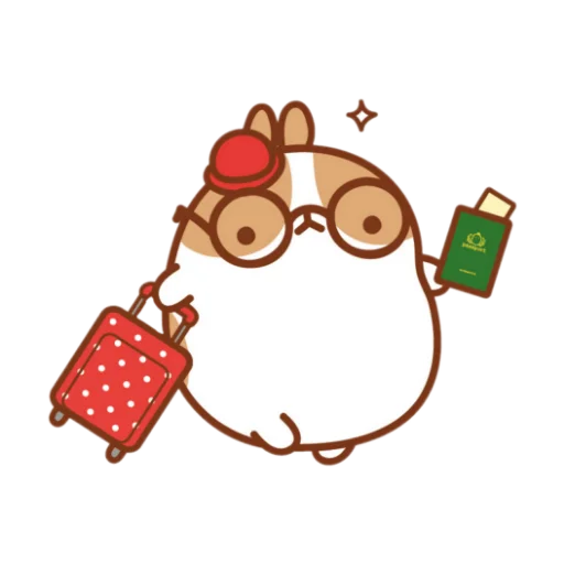 🐰 Стикер «Molang 《WSZB Remix》» для Telegram