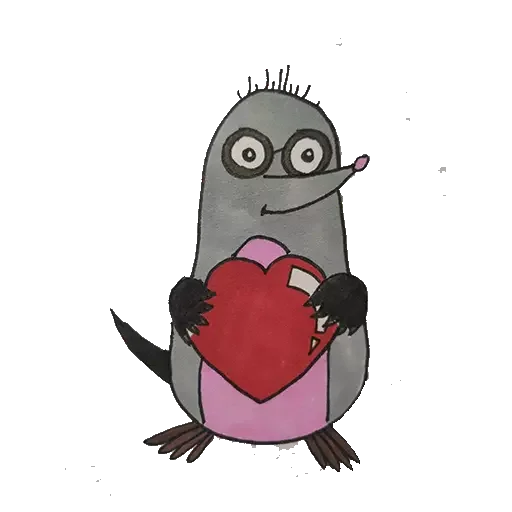 ❤️ Стикер «The mole Gennady» для Telegram