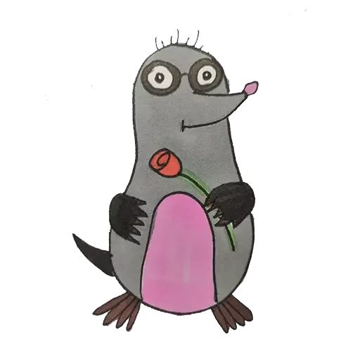 🌷 Стикер «The mole Gennady» для Telegram