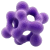 🦠 Эмодзи «3D molecule» для Telegram