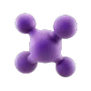 🦠 Эмодзи «3D molecule» для Telegram