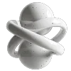 🦠 Эмодзи «3D molecule» для Telegram