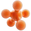 🦠 Эмодзи «3D molecule» для Telegram