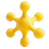 🦠 Эмодзи «3D molecule» для Telegram