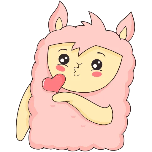 😘 Эмодзи «Лама Молли» для Telegram