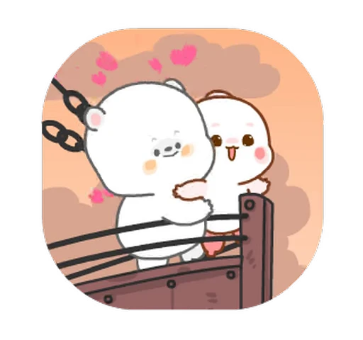 Стикерпак Molly &amp; Peter для Telegram — скачать