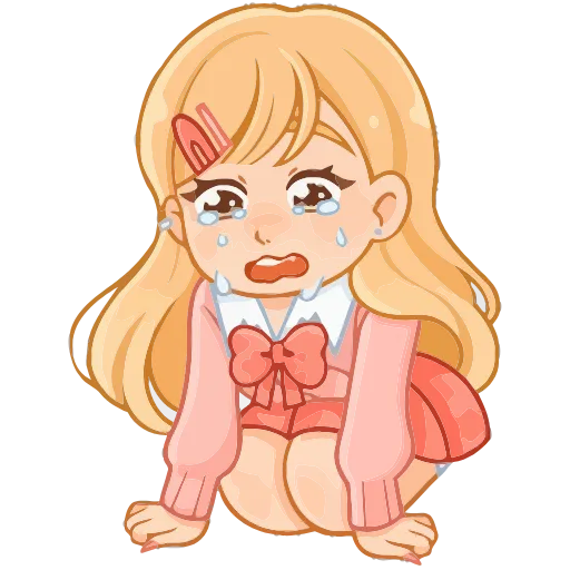😭 Эмодзи «Момо» для Telegram