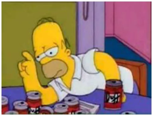 🍻 Стикер «Simpsons-Memes-2» для Telegram