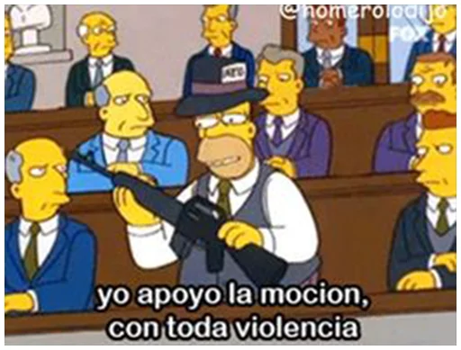 🔫 Стикер «Simpsons-Memes-2» для Telegram