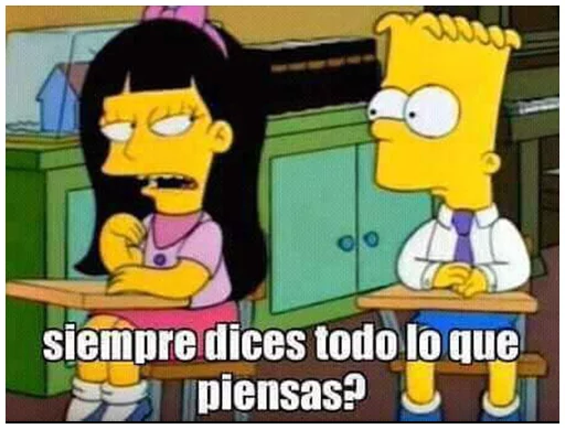 🤔 Стикер «Simpsons-Memes-2» для Telegram