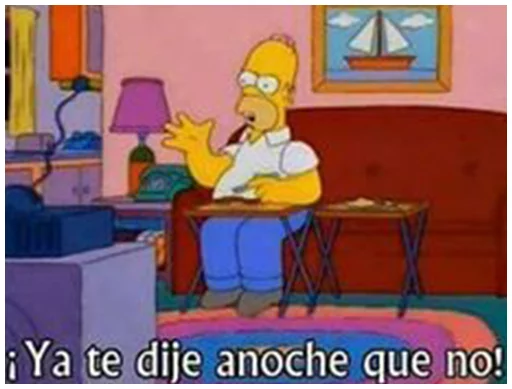 🙅‍♂️ Стикер «Simpsons-Memes-2» для Telegram