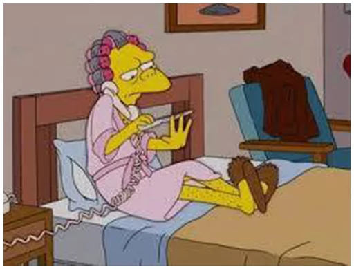 💆‍♂️ Стикер «Simpsons-Memes-2» для Telegram
